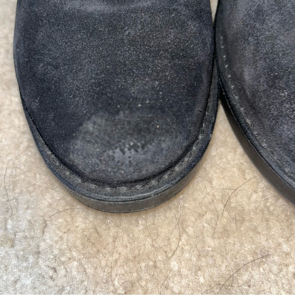 Frye Black Vicky Stud Engineer Suede Boots Size 7 - Picture 5 of 11